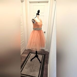 handmade dress with tulle fabric. size 12